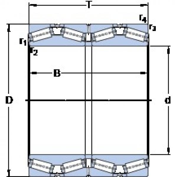 1300 mm x 1720 mm x 1040 mm  SKF BT4B 331950/HA4 Rolamentos de rolos gravados #5 image